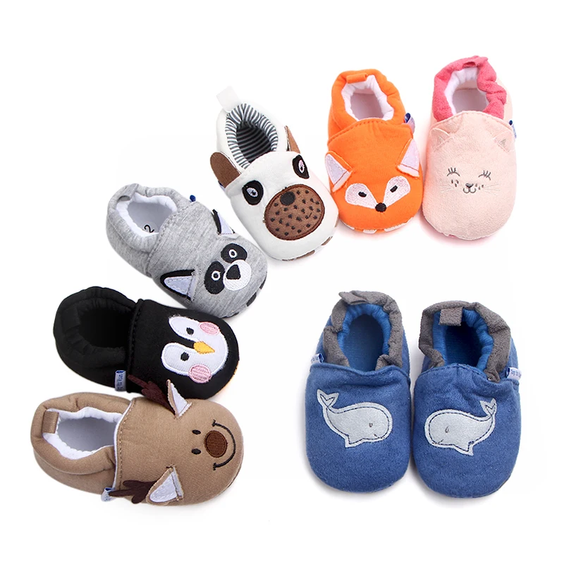 

Wholesale cute animal design newborn baby booties shoes, 8 designs