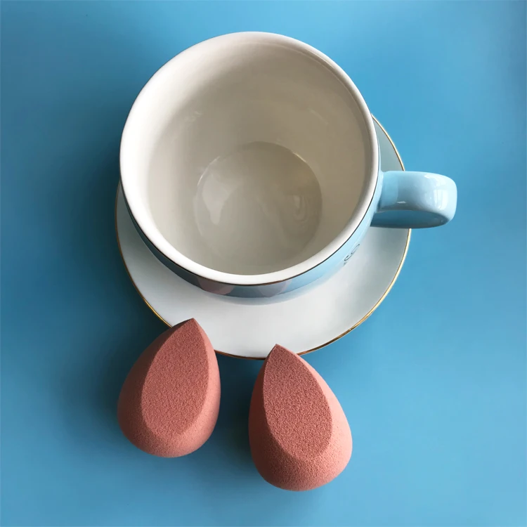 

Pink extremely soft latex free vegan makeup sponge for makeup beauty