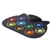 Professional digital portable hand roll silicone drum surface electronic drum