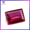 Rough Rectangle Stone Baguette Cut Ruby Corundum Gems for Rings