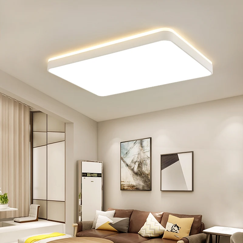 Square Top-lighting led Ceiling Light  32/45/60/88W flush mount  ceiling light Kid's room Decora.