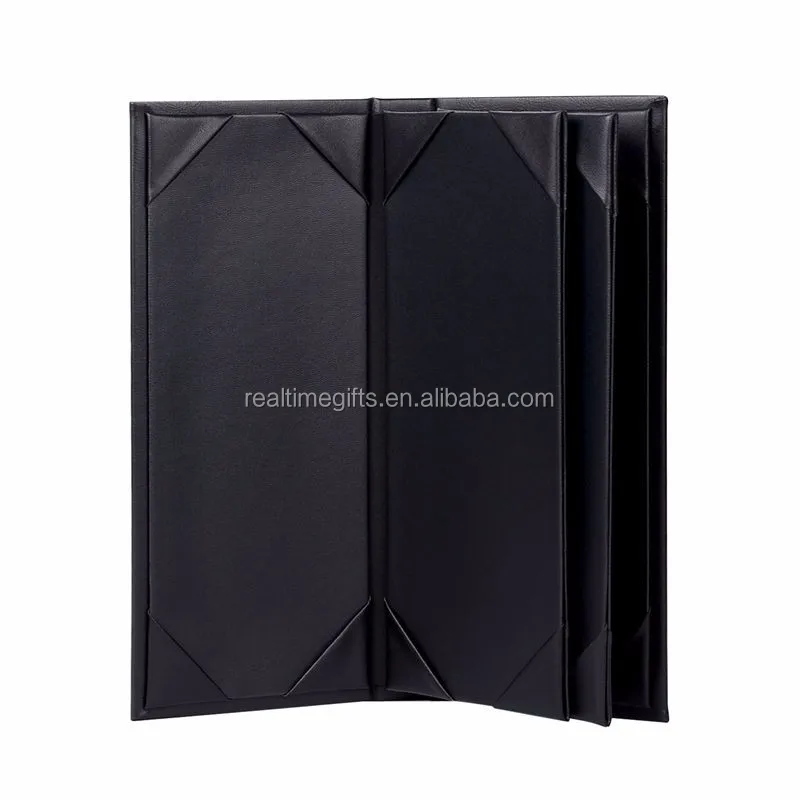 leather menu holder