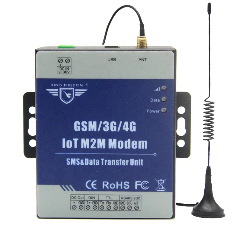 

3G IOT M2M Modem RS232/RS485/TTL Serial port supports transparent transferring SMS,AT Commands