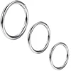 316L Stainless Steel Segment Rings Nose Rings Nose Hoop Septum Clicker Piercing Jewelry