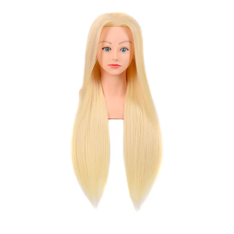 

26 inch Blonde mannequin head with shoulder Template