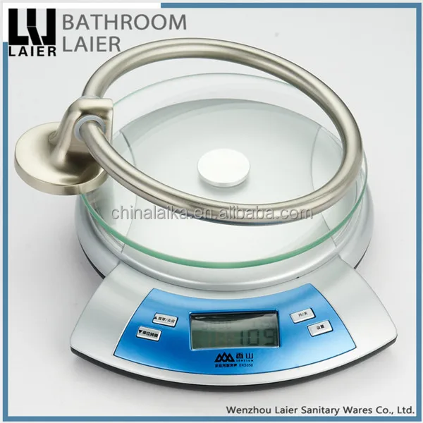 
Ferreteria Zinc Alloy Brush Nicked Bathroom Accessories Wall- Mounted Towel Ring 