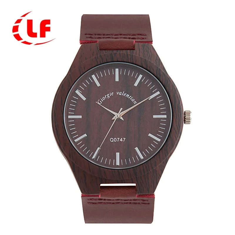 

Hot high quality unisex women and men wood pattern wristwatches, N/a