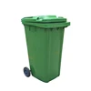 Standard Outdoor 240L plastic waste bin with wheels