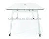 white modern green cheap computer desk small adjustable leg office meeting desk customized office table