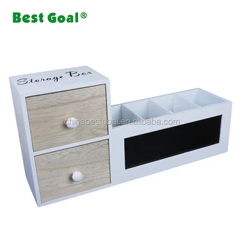 Fancy Small Wooden Office Storage Box With Blackboard Buy