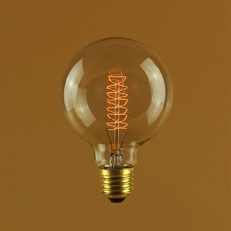 b22 220v e27 globe edison bulb, dimmable filament e27 globe edison bulb lamp