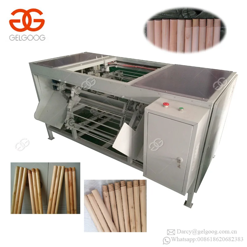 Rod Thread Forming Broom Handle Cutter Cutting Wood Stick Screw Making