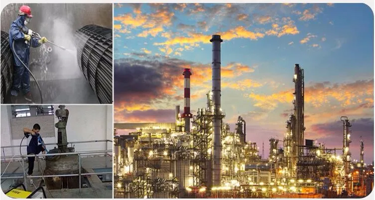 rust paint remove high pressure water blaster