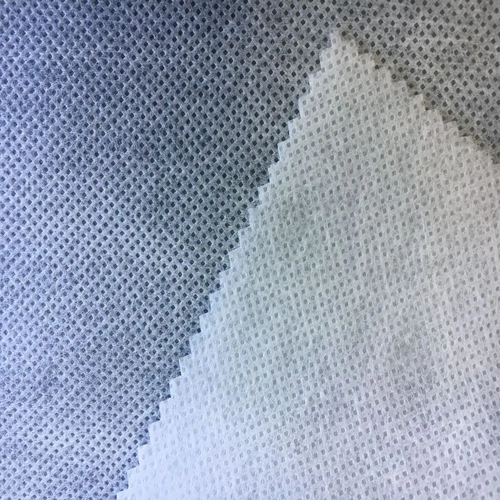 

100% polypropylene nonwoven interlining 40gsm, White