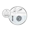 Bathtub Drain Stoppers Adds Inches of Water to Tub for Warmer, Deeper Bath (Clear, 4" Diameter)