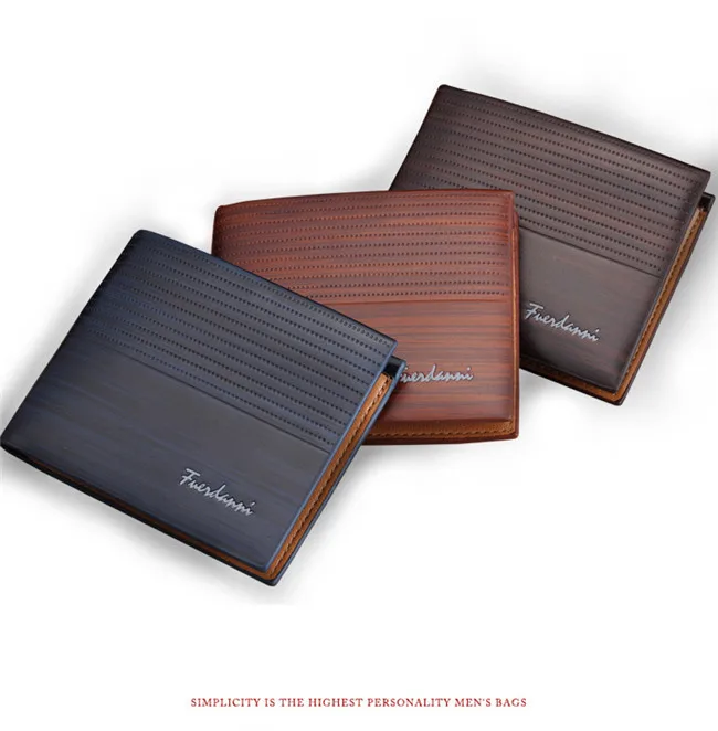 
2019 Amazon hot selling PU leather men wallet, customs leather RFID wallet for men 