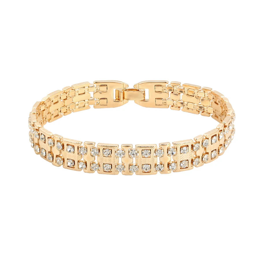 

75670 Xuping Jewelry best-selling 18K Gold Plated Bracelet With Rhinestone
