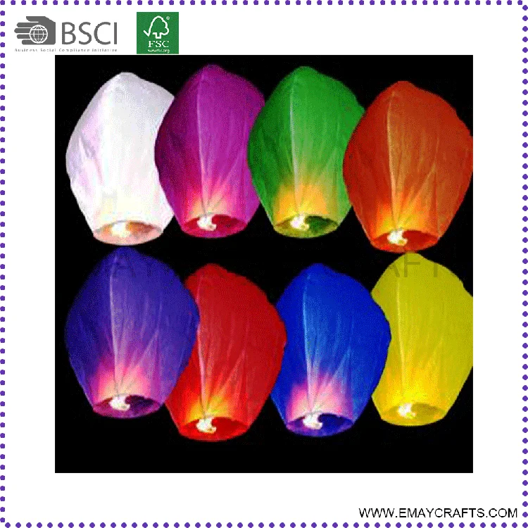 Cheap 100 Biodegradable Luminary Flying Paper Sky Lantern Buy