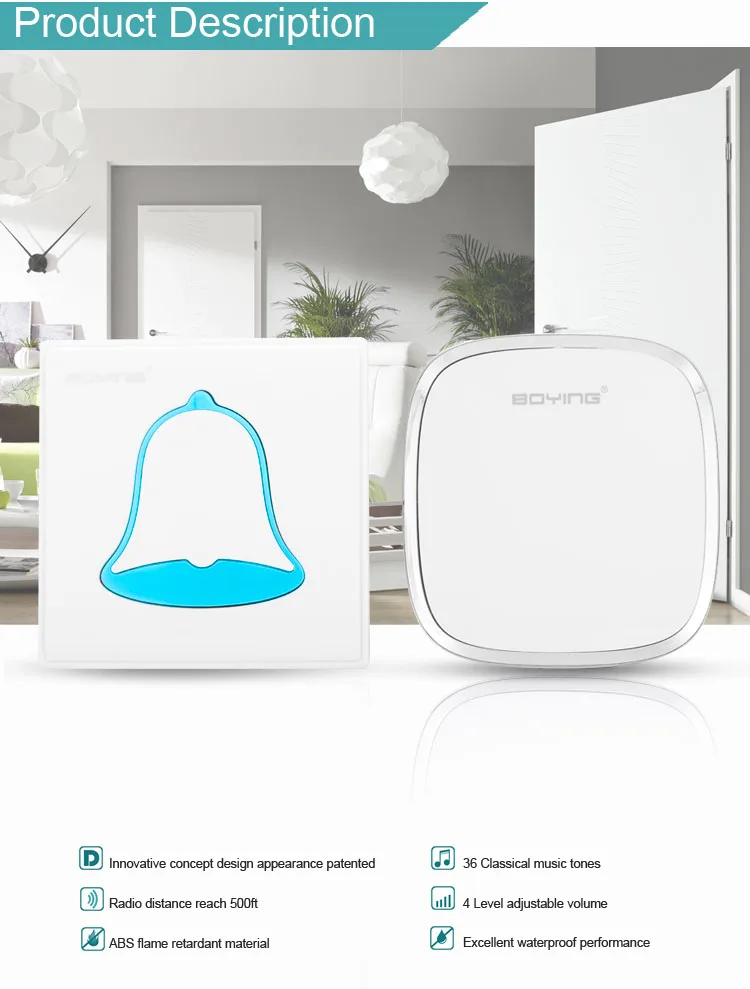 battery doorbell wireless