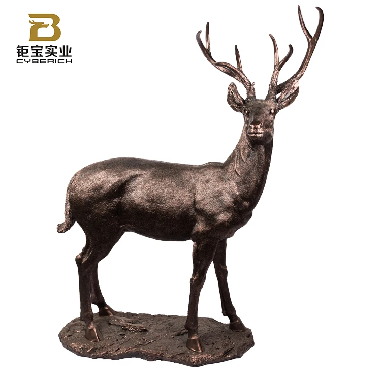 resin moose statue