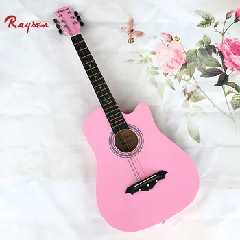 guitarra rosa para niña