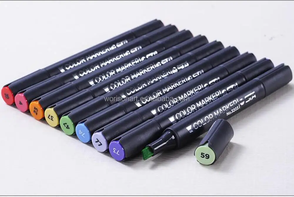 Sta Color Double Headed Marker Pens Alcohol Based Ink Pens Drawing Artist's Painting Pen 6 12 24