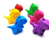 Plastic 3D dinosaur crayon cute shape crayon for kids drawing