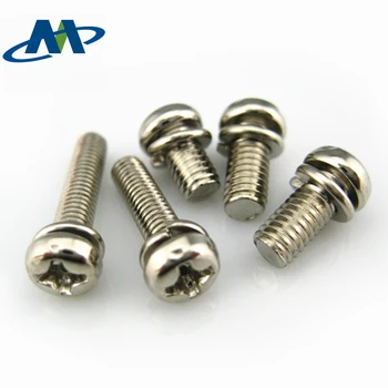 pan head screw with washer