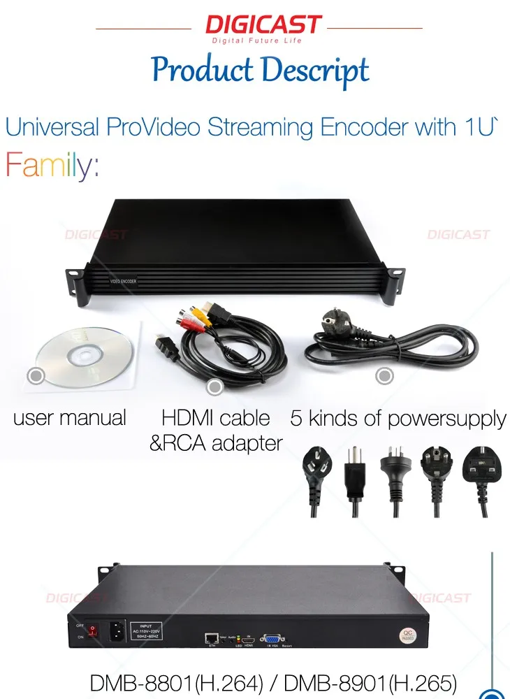 Video Streaming Encoder Hardware Live Broadcast Hd Server Iptv Live