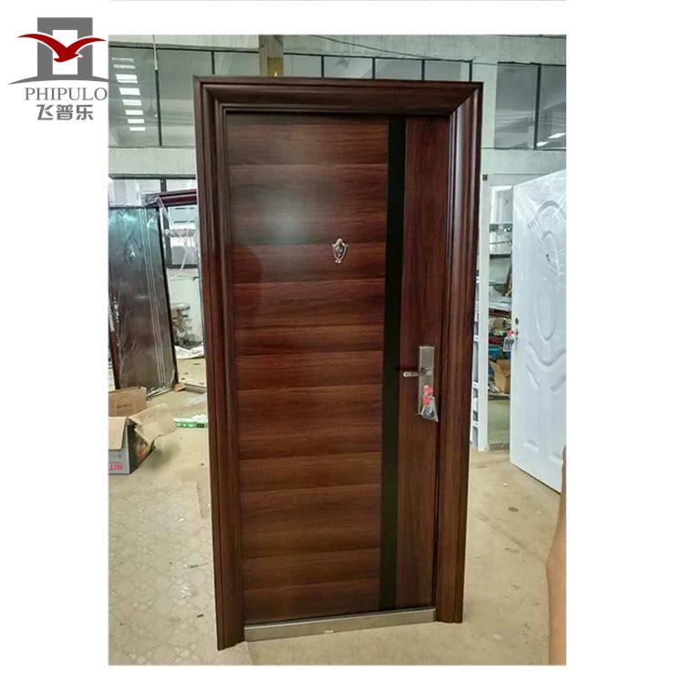 Burglar Proof Design Metal Steel Door Safety Front Mild Steel Main Door Fancy Steel Security House Door For Nigeria Market Buy Security Door Steel Security Door Entry Door Security Product On Alibaba Com