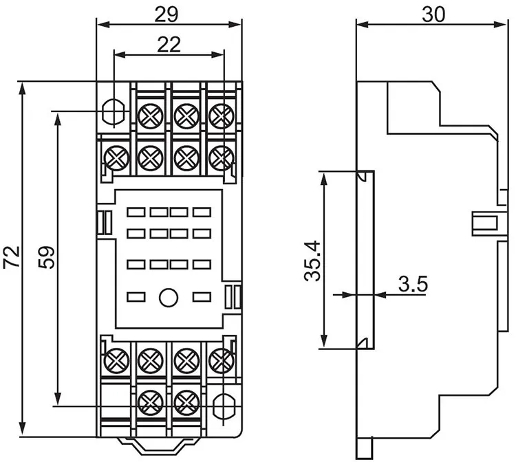 Hh53p схема подключения