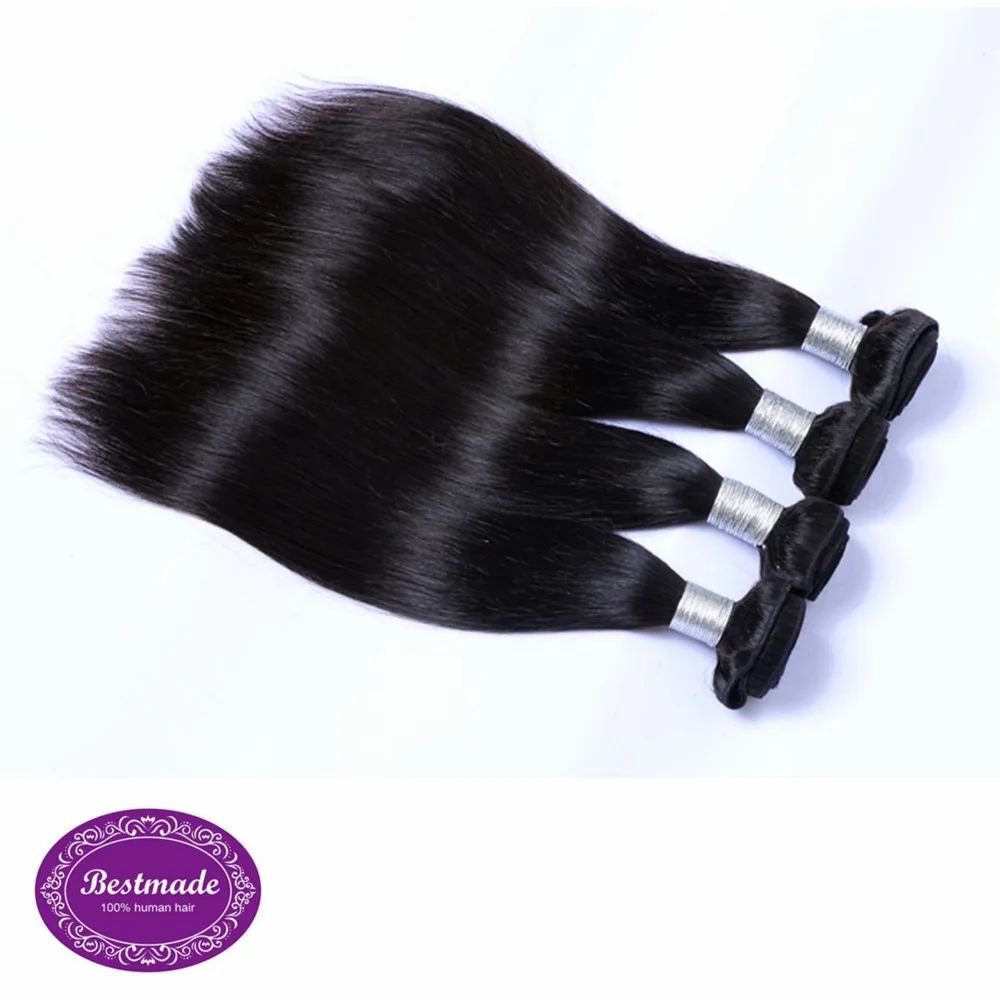 

Thick End Jinpai Hair Cheap Straight Peruvian Hair Weaving, Natural color