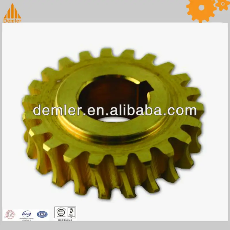 
Bronze/brass output worm gear input worm wheel assemble set 