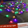 Pretty Wedding lighting LED C7 string lights for thanksgiving decoration lights