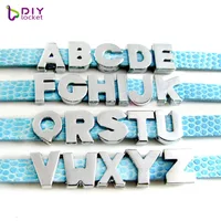 

Wholesale Alloy Plain Alphabet Slide Charm Letters A-z Fits For Diy 8mm Bracelets,Accept Customization letter charms wholesale