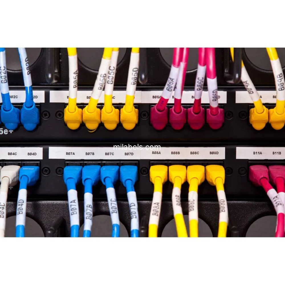 Hot Selling Wrapping Around Thermal Transfer Label For Cat6 Cable Buy