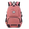 Pink Girls Backpack Waterproof Travel Outdoor Use Laptop Bag School with USB Charging