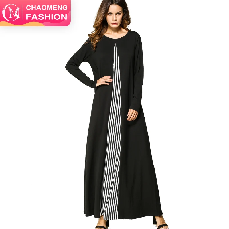 

5251#Abaya designs dubai malaysia instant hijab maxi dresses muslim ladies Islamic dress, Black