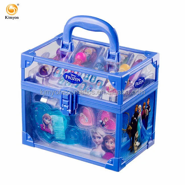 
Disneys Frozen Elsa And Anna Deluxe Cosmetic carry Case gift set Make Up Girls Play Set 