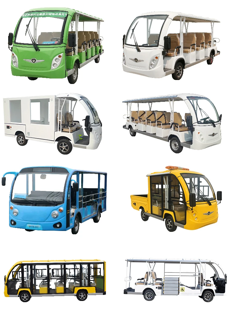 Electric sightseeing car with heater and air conditioning Products from