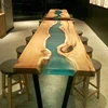Hot sale epoxy resin table top wood /wood slab table dinning