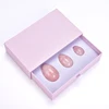High quality nephrite 3 pcs Set Jade Yoni Eggs with Instructions and One Box Drilled for women gifts
