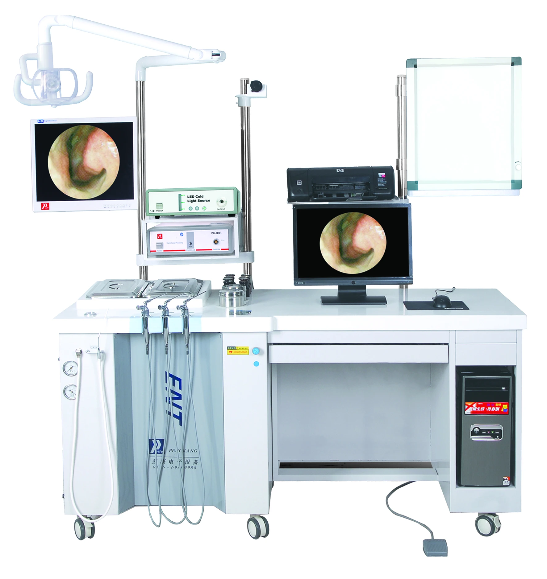 
ENT Treatment Workstation Unit / ENT Surgical Instruments with Chair 