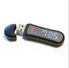 3D Motion sensor USB pedometer/Digital 8g USB flash drive with led display temperature time and Date