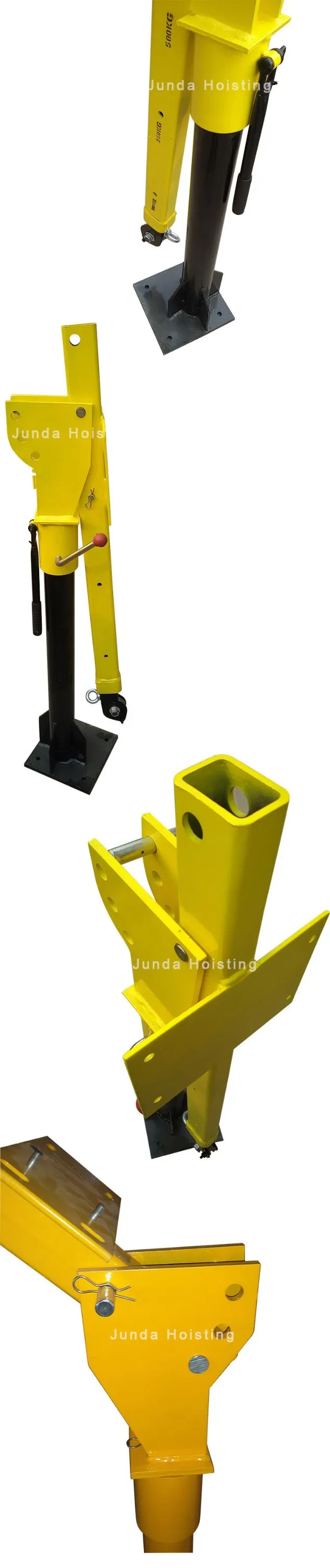 Porpular used 0.5ton 1 ton trailer mounted crane truck crane for sale 