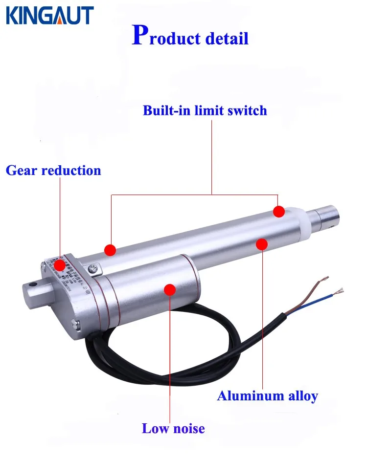 Strong Push Force 12v Dc Linear Actuator With Stroke 1000mm Buy