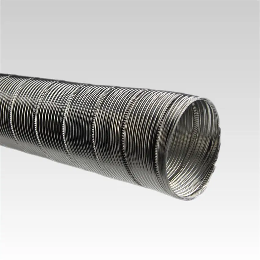 Aluminum Kitchen Exhaust Flexible Duct Corrugated Pipe - Buy Corrugated