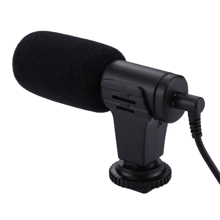 

Hot sale PULUZ Audio Stereo Recoding Professional Interview Microphone for DSLR & DV Camcorder Smartphones, N/a