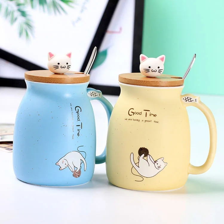 ceramic cat coffee mugs