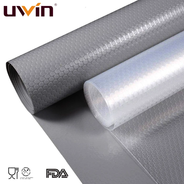 

China manufacturer low price eva shelf liner kitchen pad refrigerator liners cupboard drawer waterproof pad, Clear